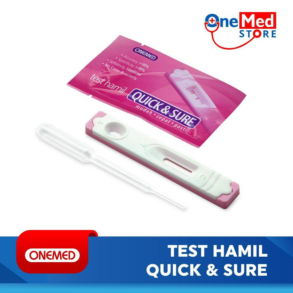 Tes Hamil Quick&amp;Sure OneMed pcs