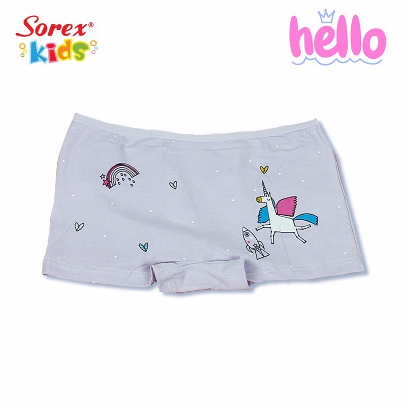 ( isi 2 pcs ) Sorex Kids CD Anak Perempuan Hello Unicorn CD SK 1302