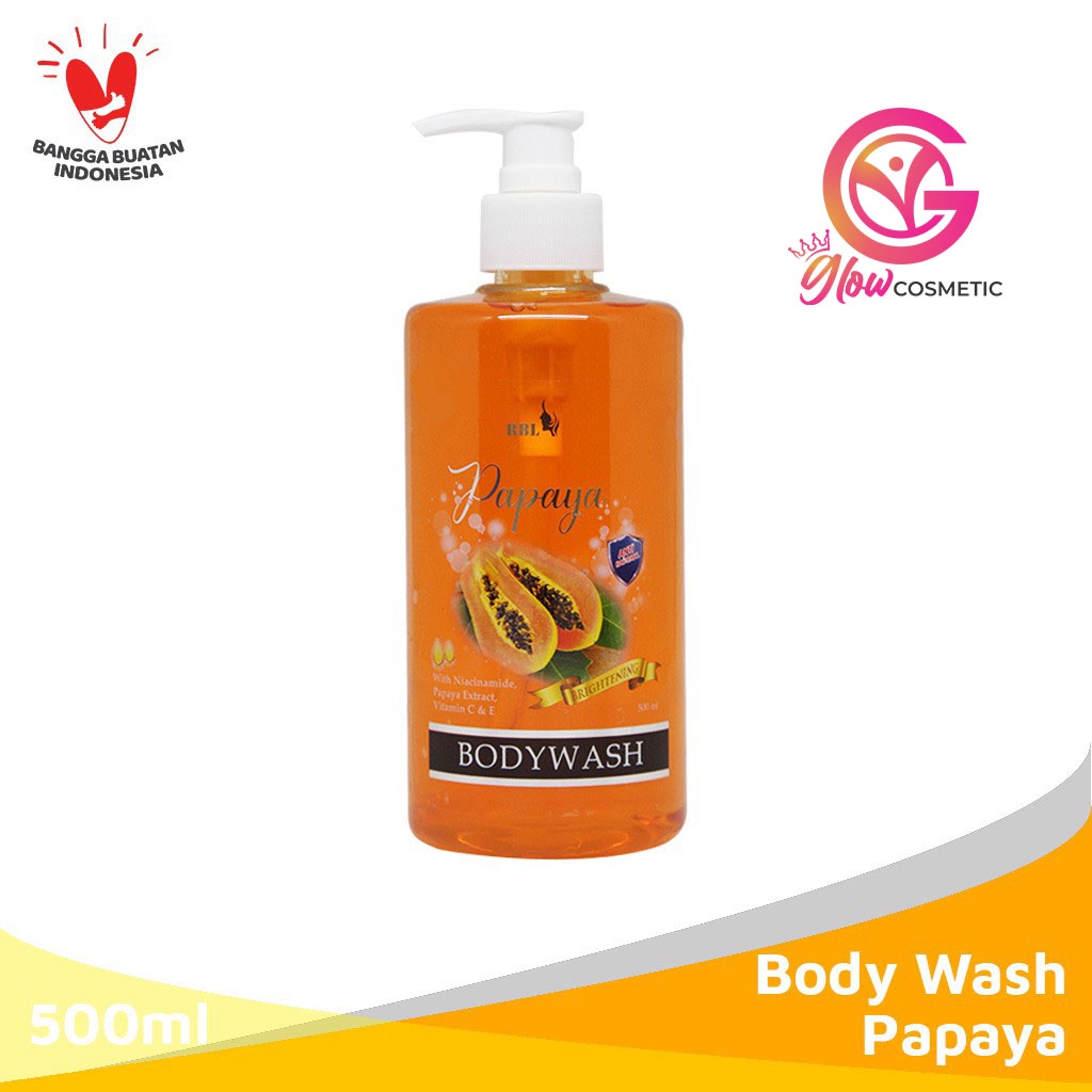 RBL PAPAYA BODYWASH 500ML -GC