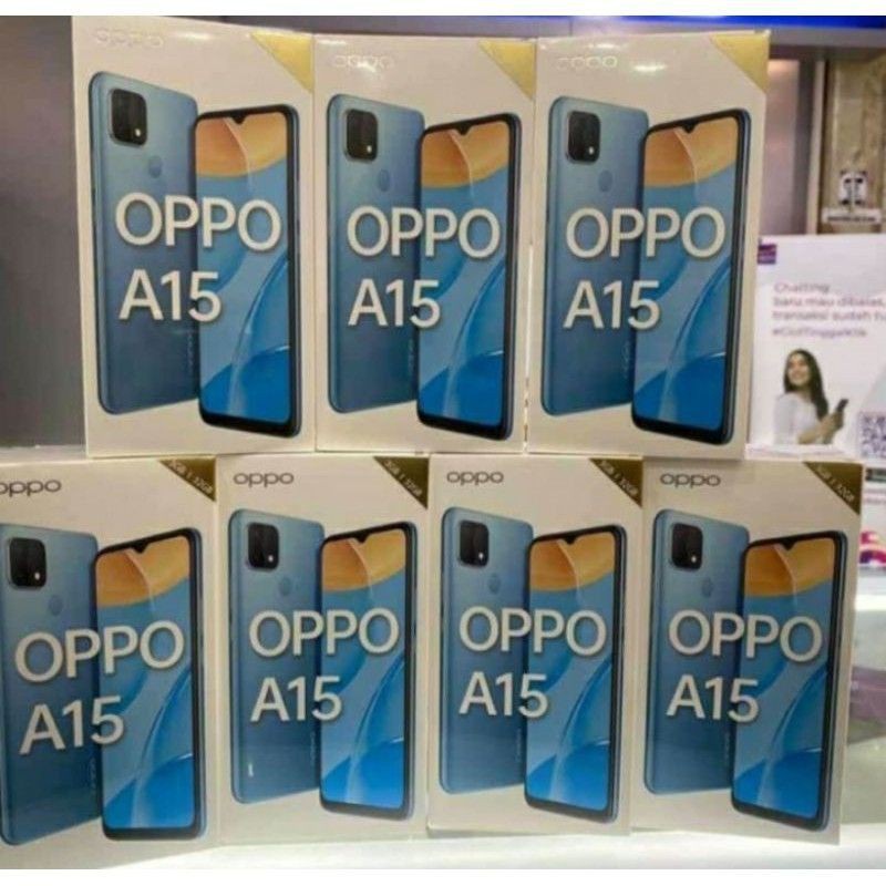 promo     HP OPPO A15 RAM 3/32GB 2/32GB (A16 RAM 3/32GB), OPPO A15s RAM 4/64GB GARANSI RESMI 1 TAHUN