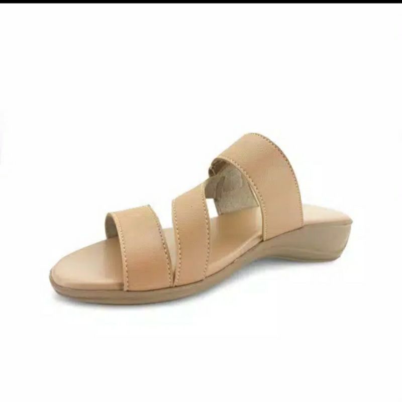 Bata Sandal Wanita Leica Brown No. 4 dan 6