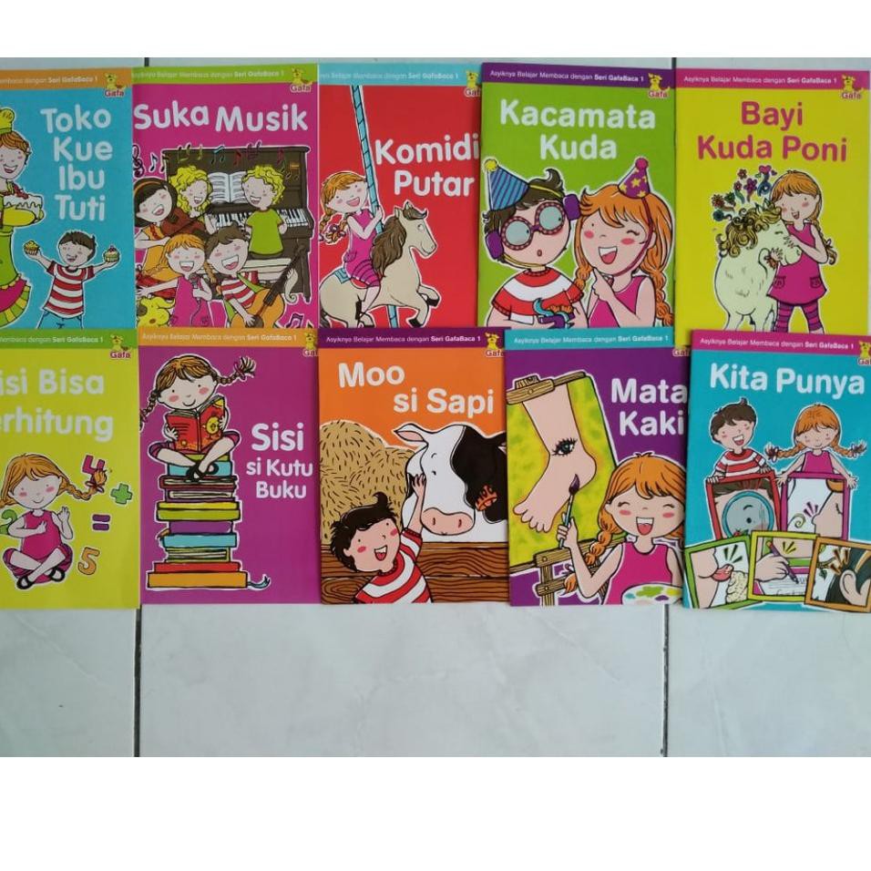 BC0 Seri 1 Buku Anak TK PAUD Belajar Membaca GafaBaca Gafa Baca Buku Cerita Anak❄ (Best Terlaris)