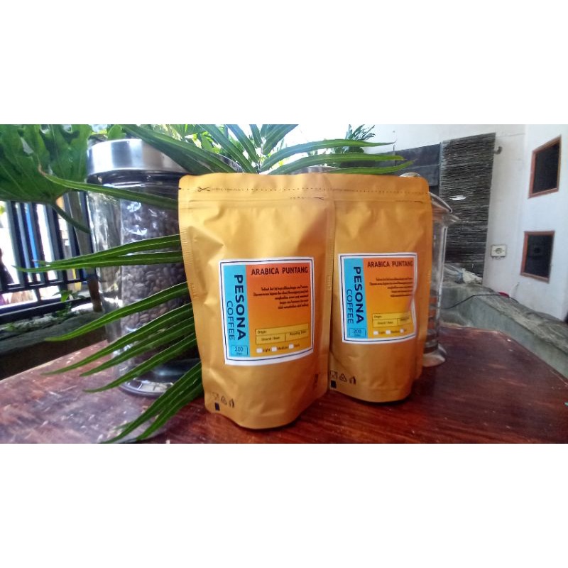 

kopi Arabika Natural puntang/kopi pesona 200 gr