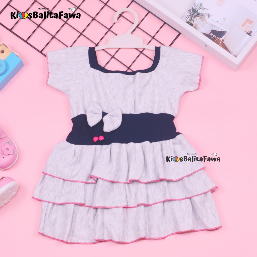 Dress Nayla uk Bayi 3-12 Bulan / Dress Baby Murah Baju Bayi Perempuan Cewek Dres Kado Anak Princess