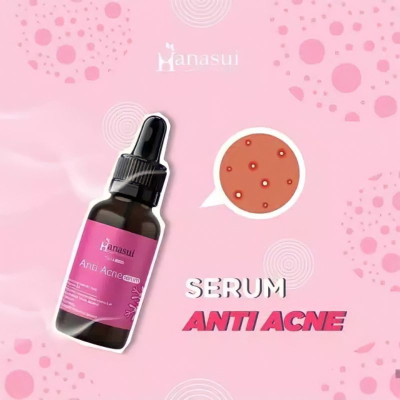 SERUM HANASUI ANTI ACNE (PINK) - SERUM WAJAH HANASUI JAYA MANDIRI