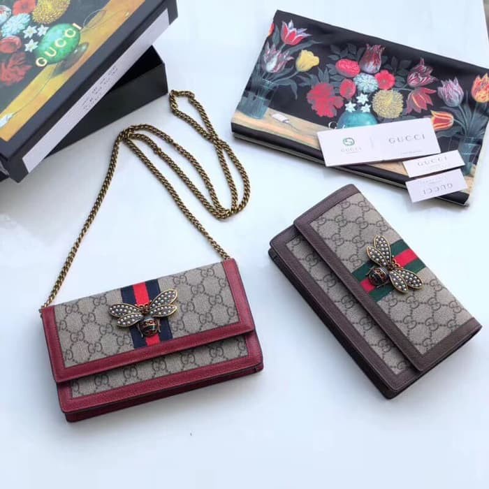 Tas Gucci Woc Bee Canvas Mirror Quality