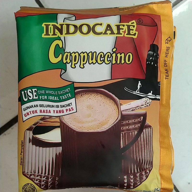 Indocafe Cappucino 25gr per pcs