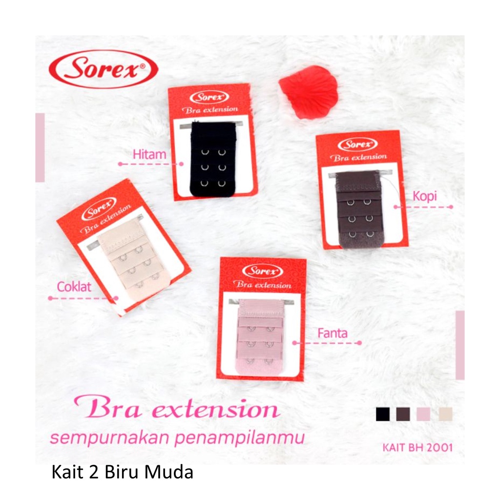 GEND87 SOREX KAIT PENYAMBUNG BRA/BRA EXTENSION KAIT 2 DAN KAIT 3