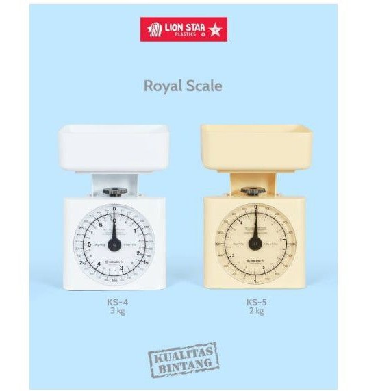 Timbangan kue Royal 2 kg 3kg Lion star