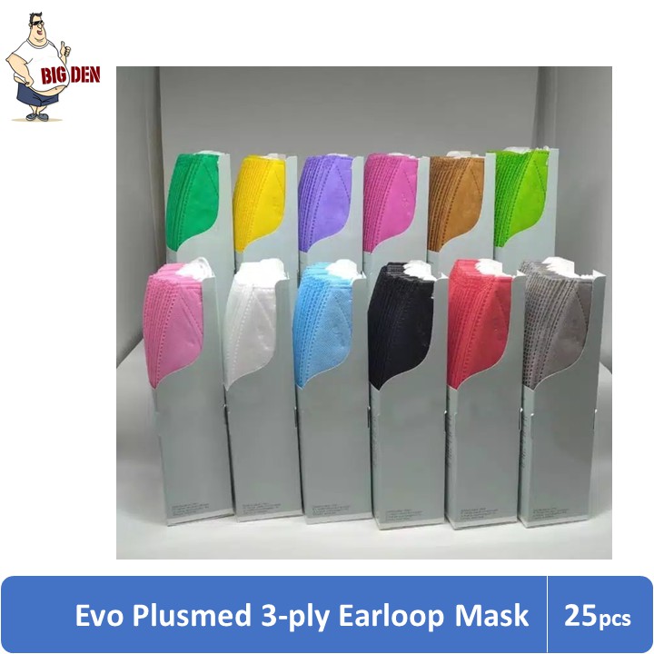 Evo Plusmed+ Masker 4D Anti Sesak [box/isi 25 pcs]