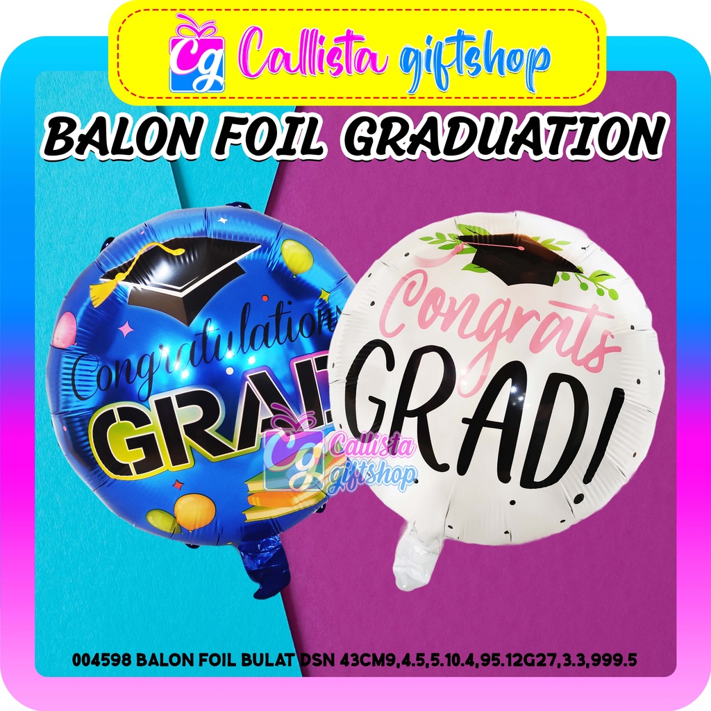 Jual BALON FOIL GRADUATION BALON FOIL KELULUSAN BALON WISUDA BALON FOIL
