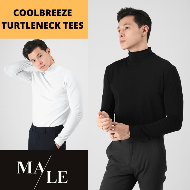 MALE ID COOLBREEZE TURTLENECK TEES by Male id