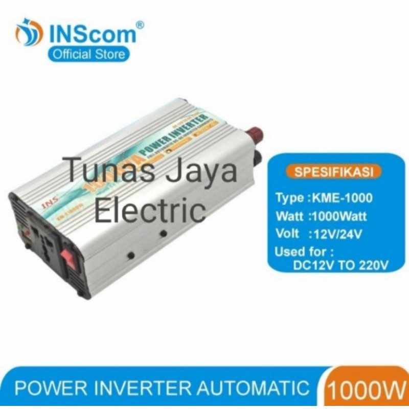 Power Inverter Automatic 1000W DC to AC INSCOM (PREMIUM QUALITY)