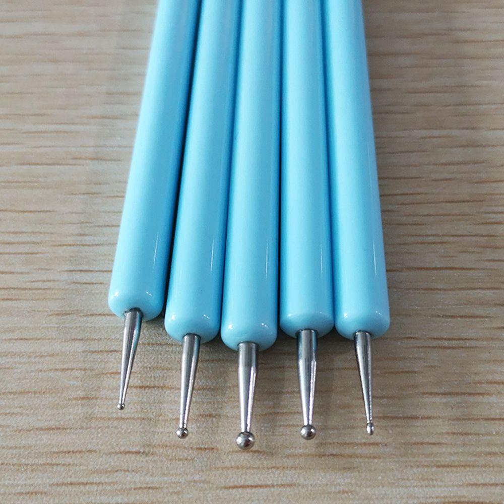 [Elegan] Alat Keramik Tembikar 5pcs/set Patung Silikon Polymer Clay Carving Tools