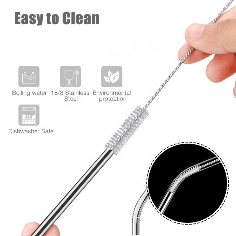 SEDOTAN STAINLESS 5 IN 1 STEEL REUSABLE ALUMUNIUM STRAW BISA DIGUNAKAN BERKALI KALI | FADHILAH SHOP BJB