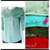 kaos wanita lengan panjang hush Puppies