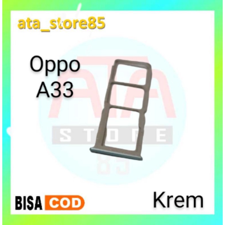 Simtray SimLock Slot Sim Tempat Kartu Oppo A33 CPH2137 Original