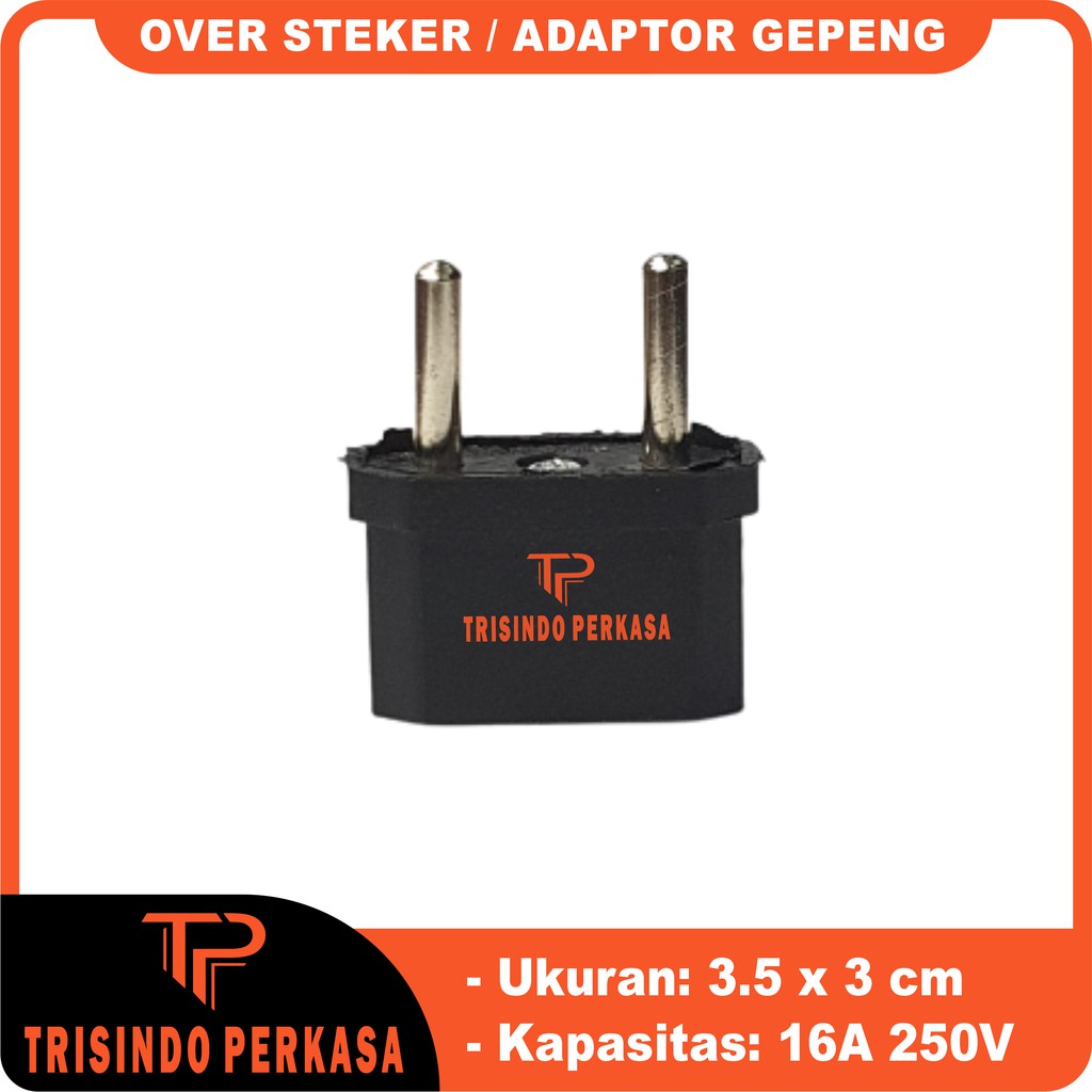 Over Steker / Steker Gepeng / Multi Plug Ke Bulat Adaptor Charger