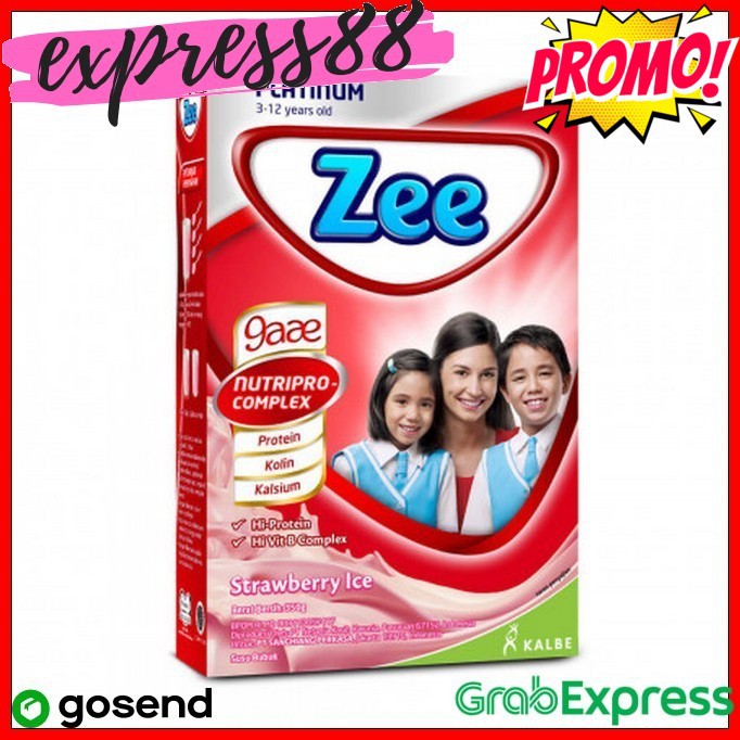 SUSU ZEE PLATINUM STRAWBERRY ICE 350gr 350 gram MURAH rasa stroberi promo