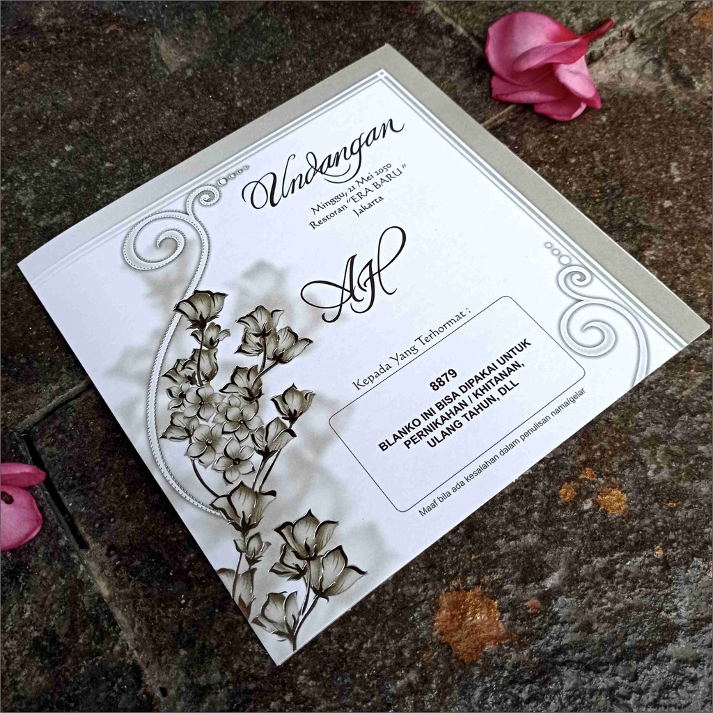 [PALING MURAH] Blangko Undangan Nikah / Blangko Undangan Nikah Kosong
