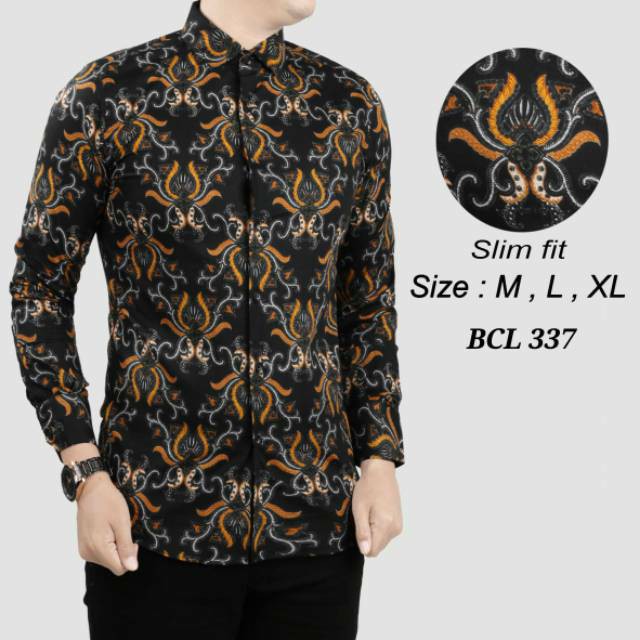 Batik Kemeja batik  pria slimfit limited edition