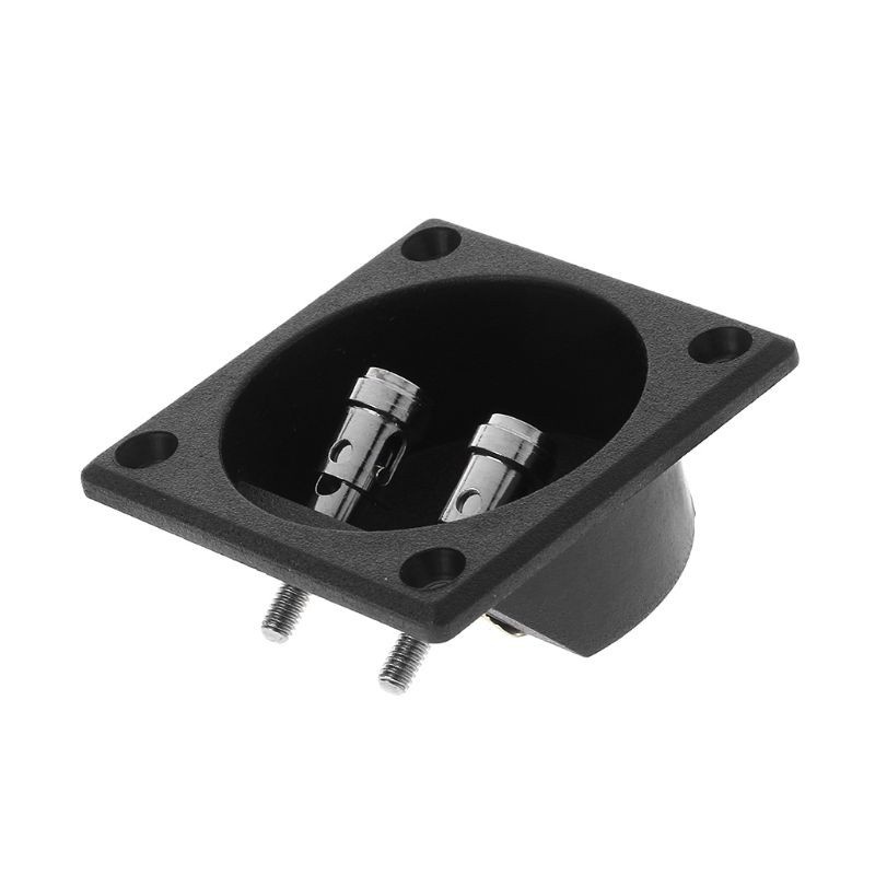 btsg Terminal Cup Connector 270 Parts Express Double Binding Posts Twist Gold Banana Jacks Recessed Subwoofer Speaker Box Enclosure