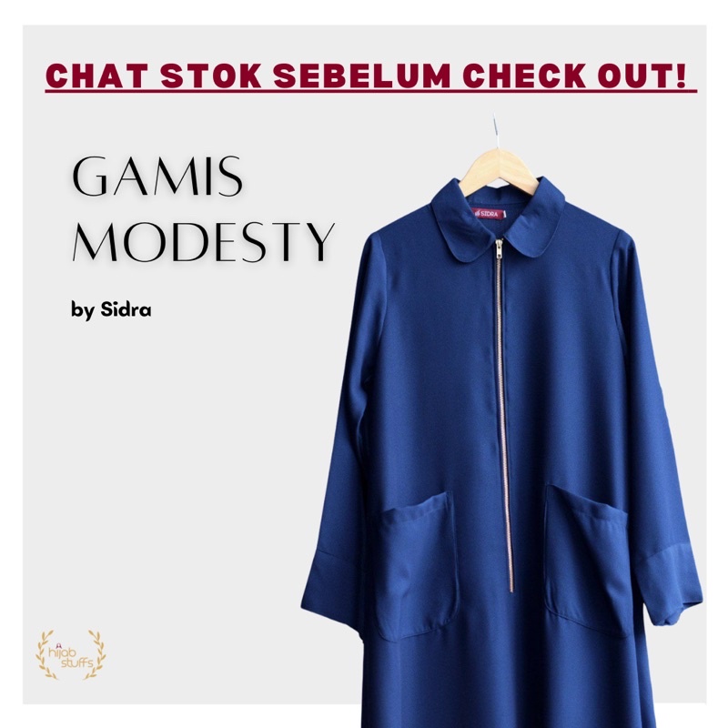 GAMIS MODESTY | SIDRA | HIJAB SYARI POLOS