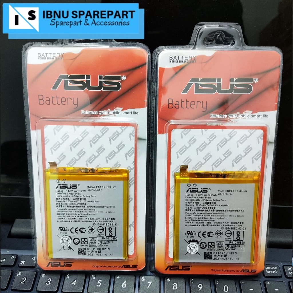 Baterai Asus Zenfone 3 5.2 ZE520KL C11P1601 Zenfone Live ZB501KL Z017D A007 Battery batre Ori