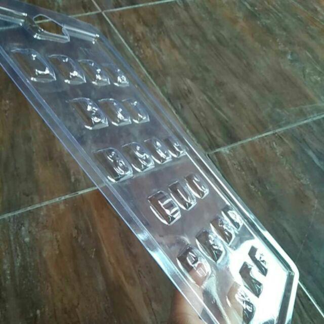 Cetakan Coklat Angka Tipis Ttc 280