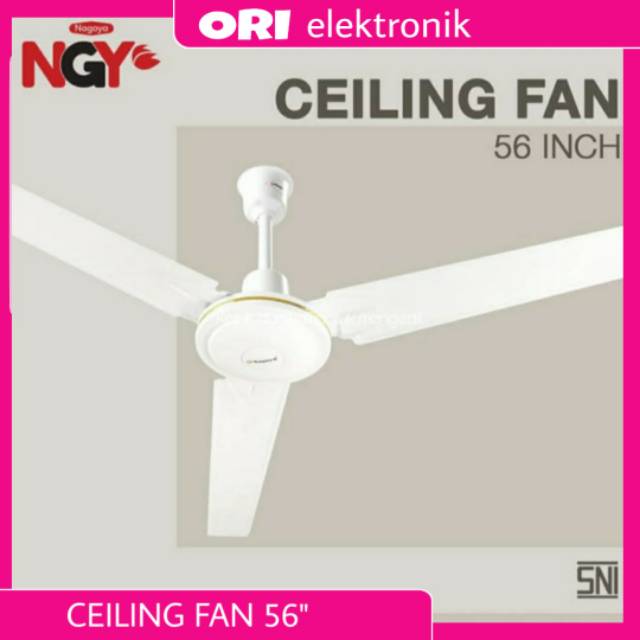 Kipas Angin Langit Gantung Plafon NAGOYA 56" PUTIH