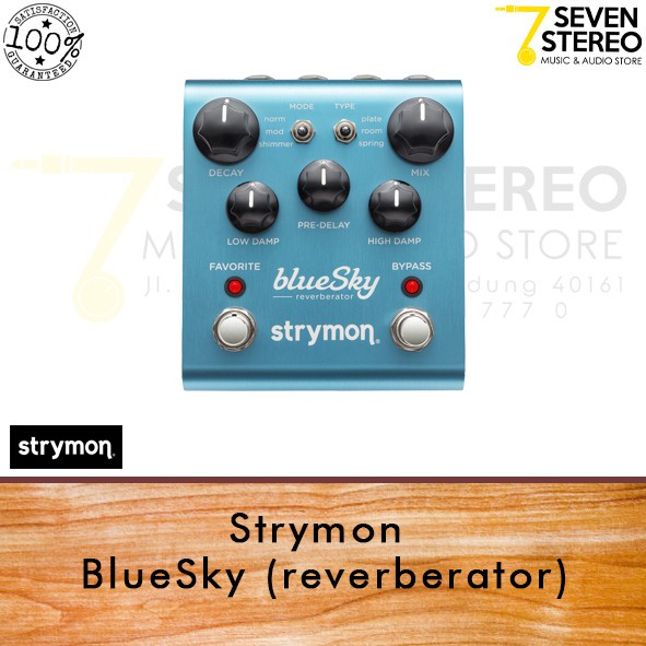 Strymon BlueSky Reverberator Pedal