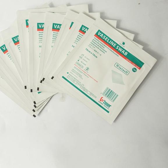 ❇ Winner Vaseline Swab 10cm x 10cm / Kasa Antibiotik Penutup Luka ☆