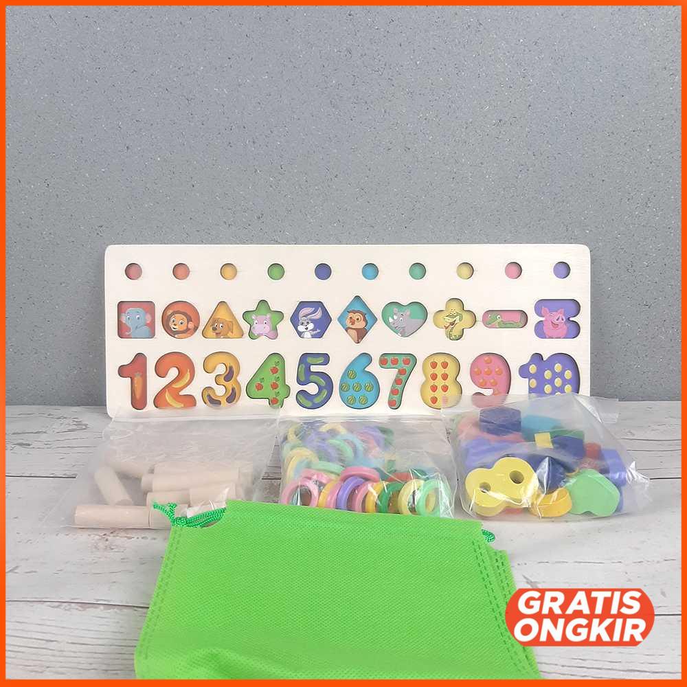 Mainan Anak Montessori Shape Matching Children Toy Z0566