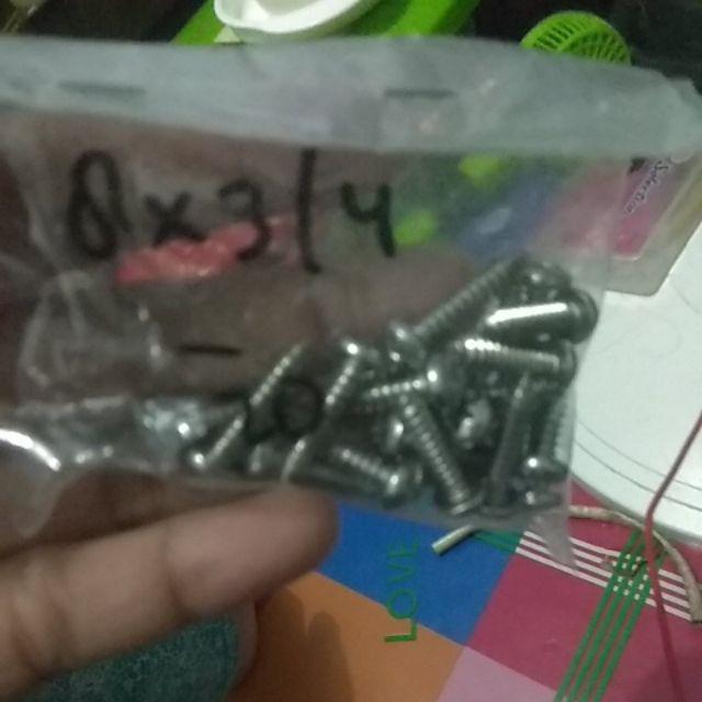 Barang Baru  Skrup Stainless Pab 8 X 3/4 Skrup Tajam Runcing Skrup Ss 8 X 2 Cm Ph Globalmutu Tools