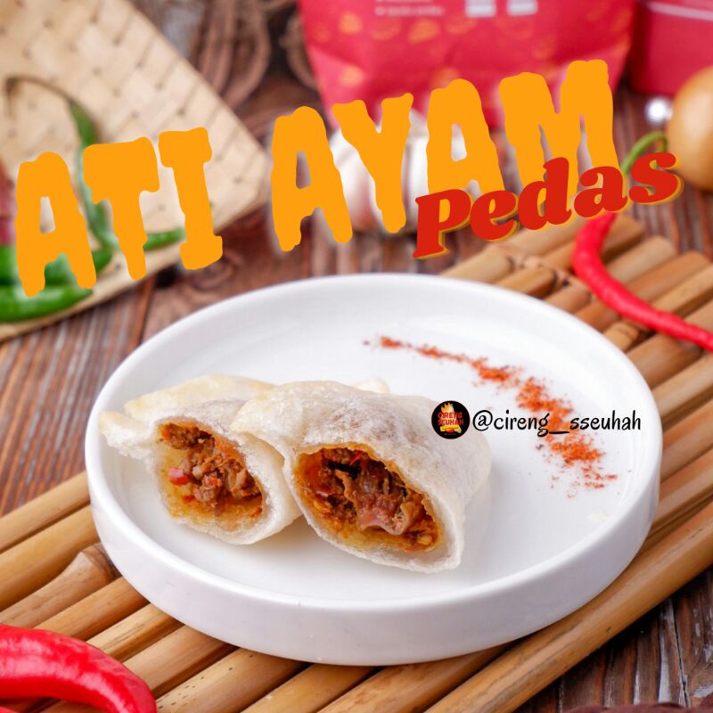 

Cireng Seuhah Ati Ayam Pedas | Cireng Isi | Cireng Bandung (5 pcs)