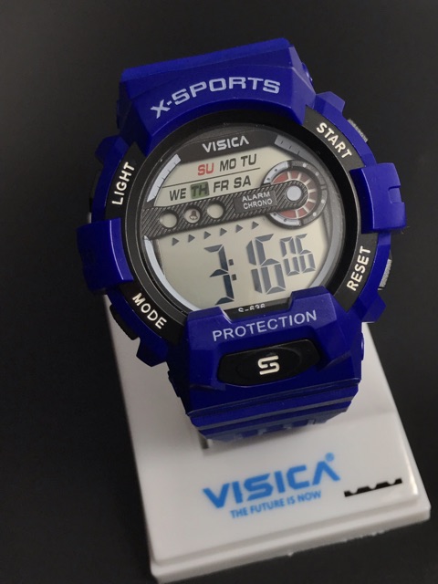 Jam Tangan Merk Visica Sport Digital Led Lighting Anti Air