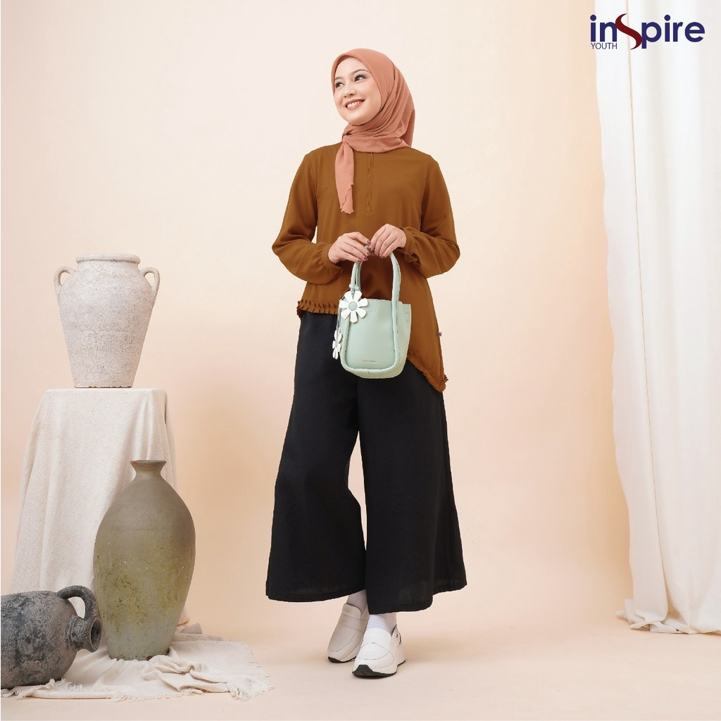 Inspire Top ITOP 07 Bahan Premium Crepe Atasan Wanita Simpel Polos Casual Modern