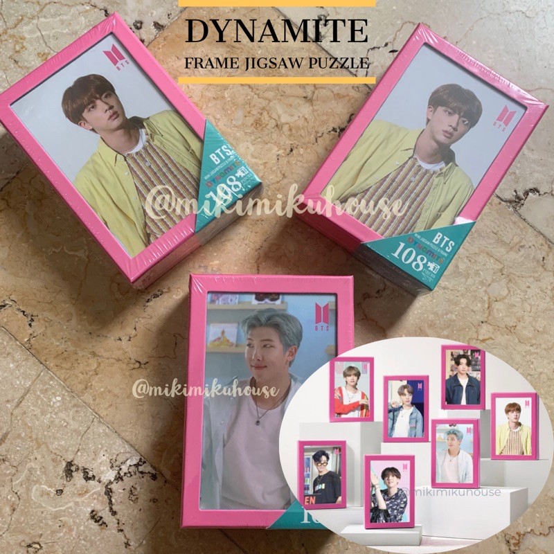 OFFICIAL BTS JIGSAW PUZZLE DYNAMITE PHOTOCARD VINYL CASSETTE BTS BUTTER WEVERSE SHOP