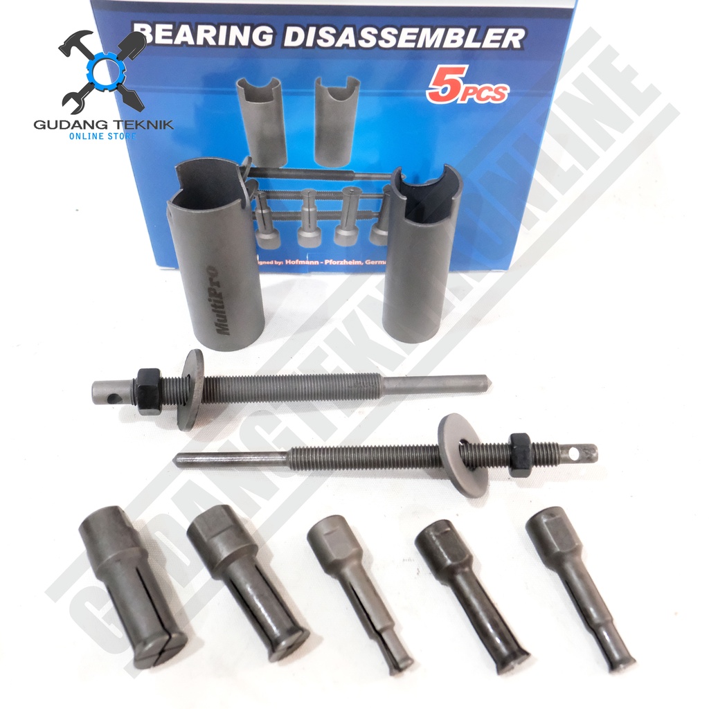 Treker Bearing Puller 5pcs MULTIPRO KA14-0005 / Traker Laker Laher Puler 5 Pcs KA 14 0005 Bearing Disassembler