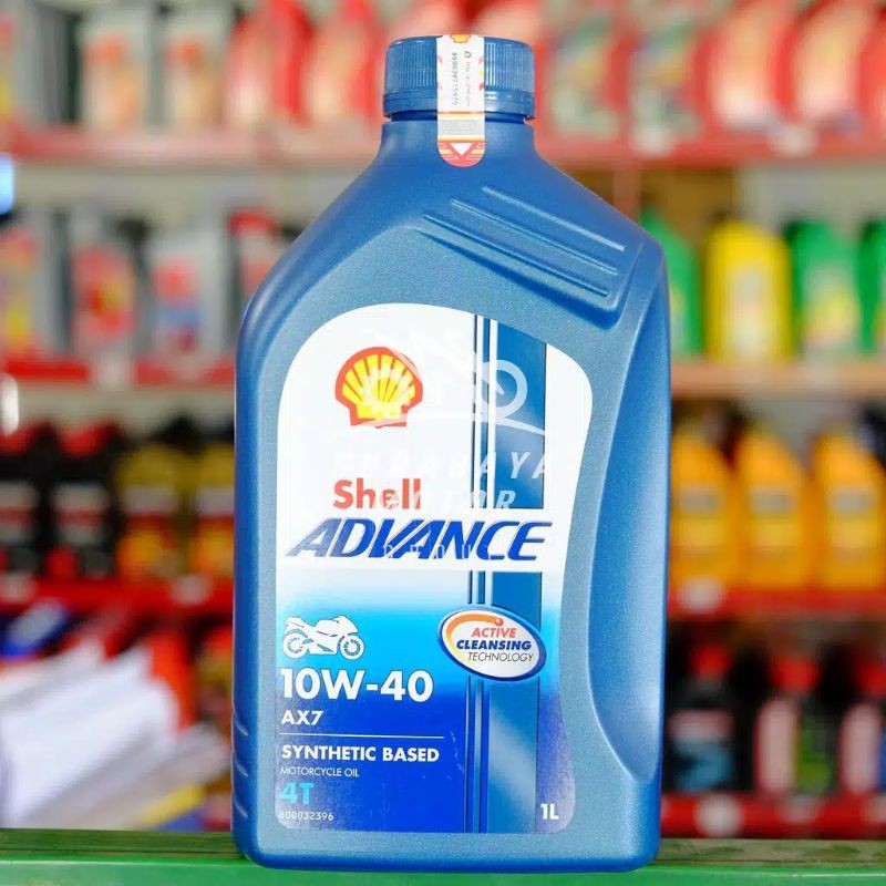 Oli Motor Shell Advance 4T AX7 Sae 10W-40 1000ml