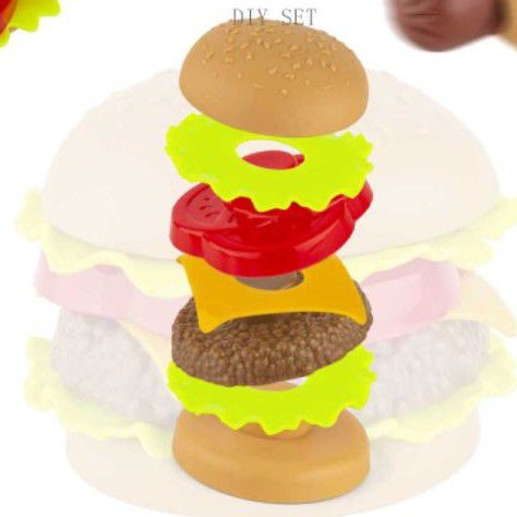 MAINAN MASAKAN FAST FOOD BURGER HOTDOG SET