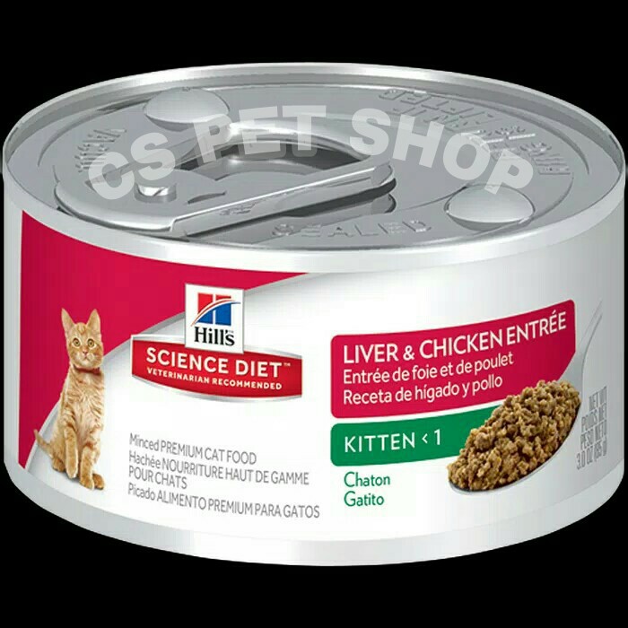 Super - science diet kitten liver and chiken entree wet food / makan basah - [DNY]