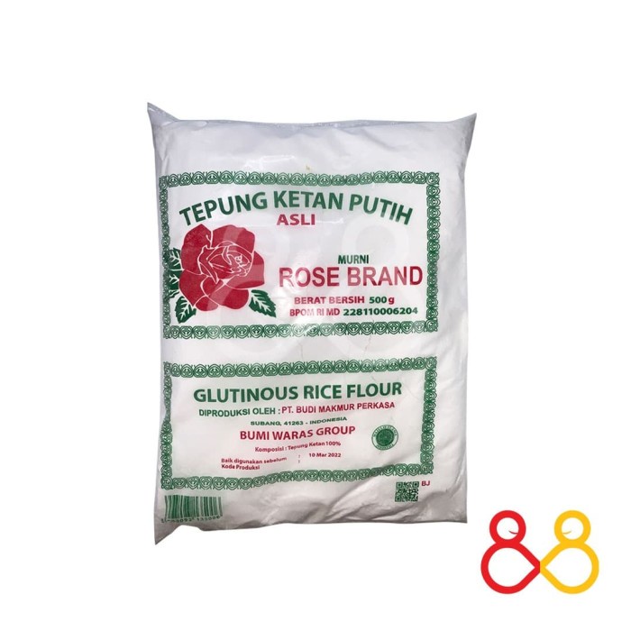 

Ketan-Beras-Tepung- Tepung Ketan Rosebrand (500G) - Tepung Ketan Rosebrand 1/2 Kilogram -Tepung-