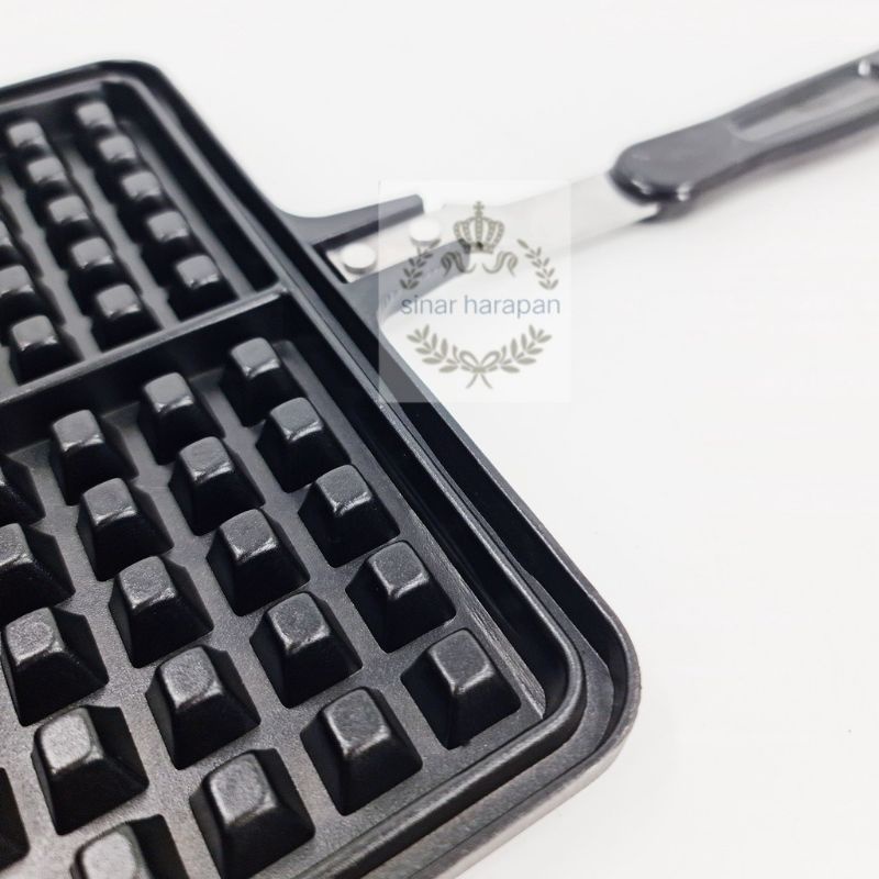 Cetakan kue Waffle Croffle Maker Anti Lengket belgia / Wafel pancake croffel belgian