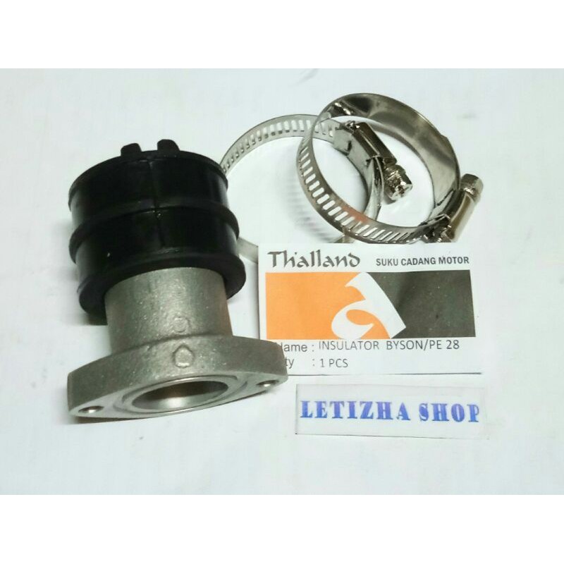 INTAKE IMTAKE MANIPUL BYSON-PE28 INSULATOR MANIFOLD YAMAHA BYSON KE PE,PWL,KX.28
