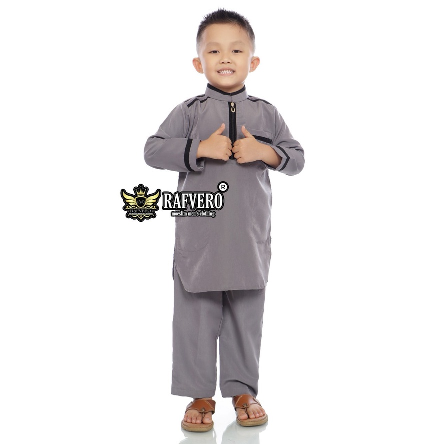 Setelan Anak Laki laki Jubah Gamis Pakistan Azwan Original Rafvero