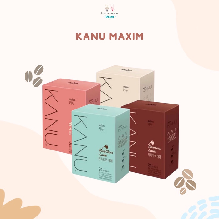 

(BISA COD) KANU Maxim Coffee - Vanilla Latte, 8 pcs