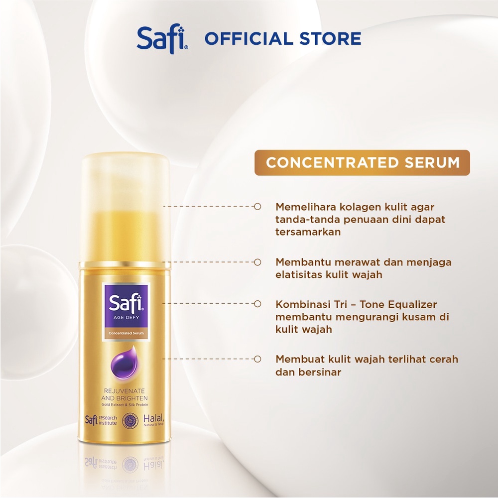 Image of SAFI Age Defy  Golden Extrac Radiant Day, Renewal Night Cream,Gold Water Essence, Skin Refiner, Eye Contour Treatment,Cream Cleanser, Concentrated Serum #7