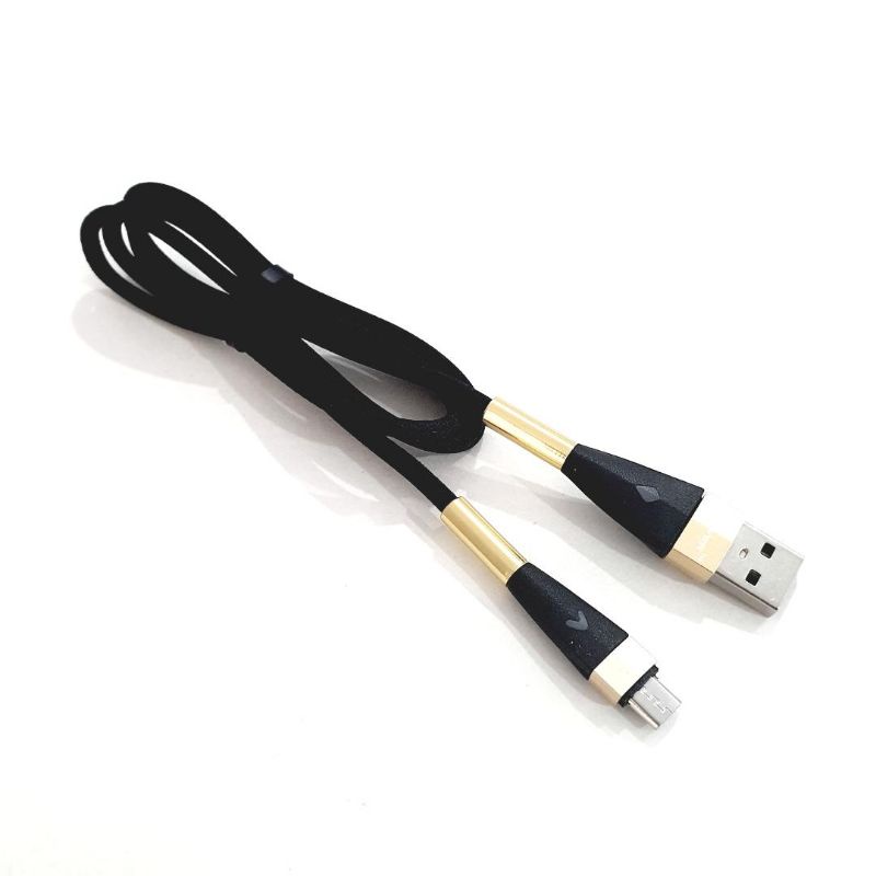 【AROVER】[GROSIR/COD] Kabel Data Led METAL NYLON Cb03K Original / Micro Usb / Type C - GARANSI