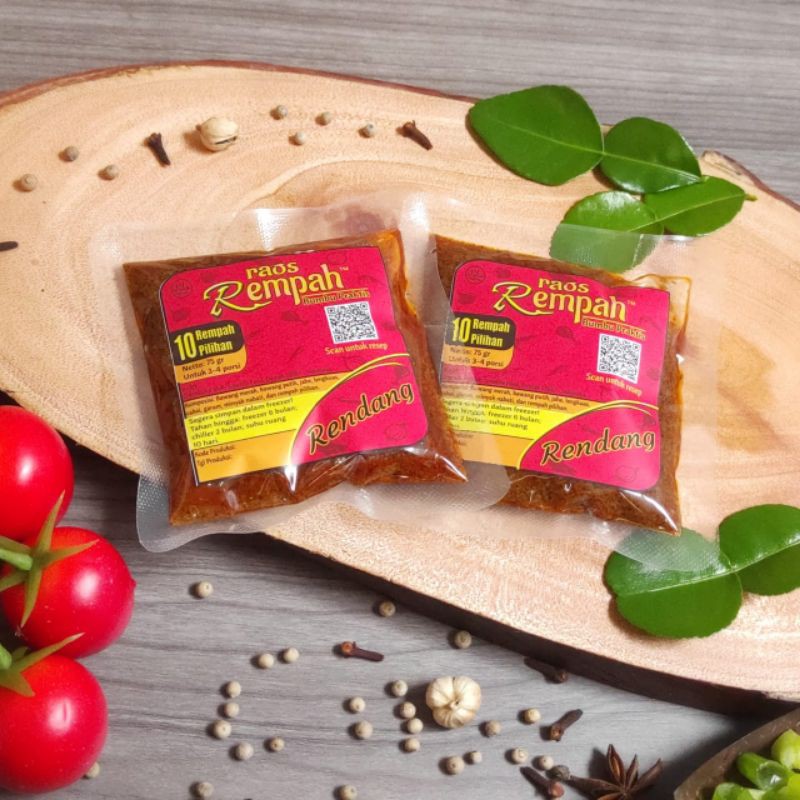 Jual Bumbu Rendang Raos Rempah Shopee Indonesia